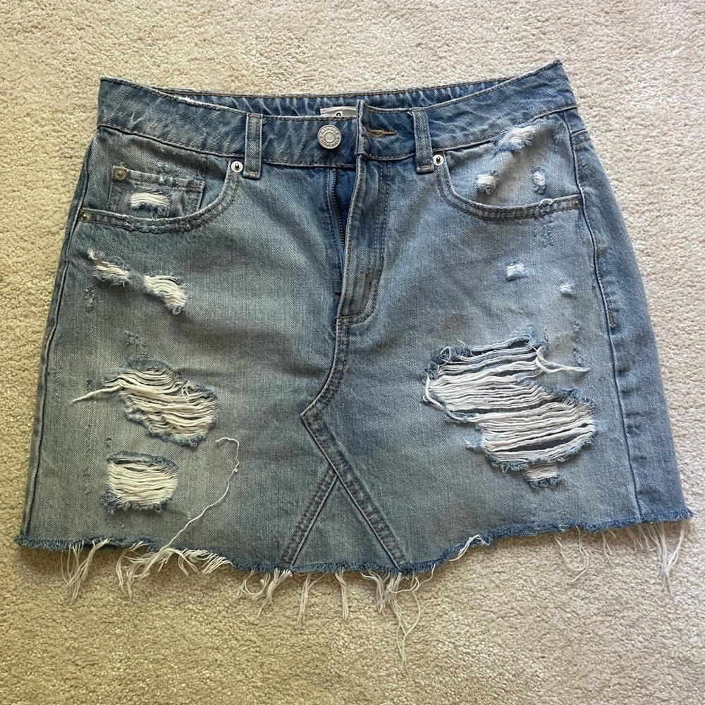 Garage denim skirt size s